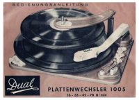 Dual 1005-Owners-Manual 